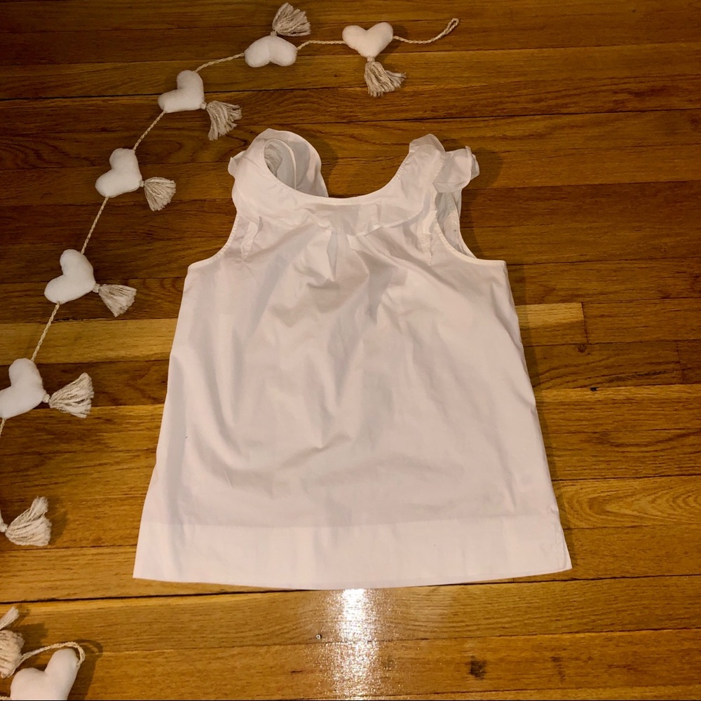 J crew white top